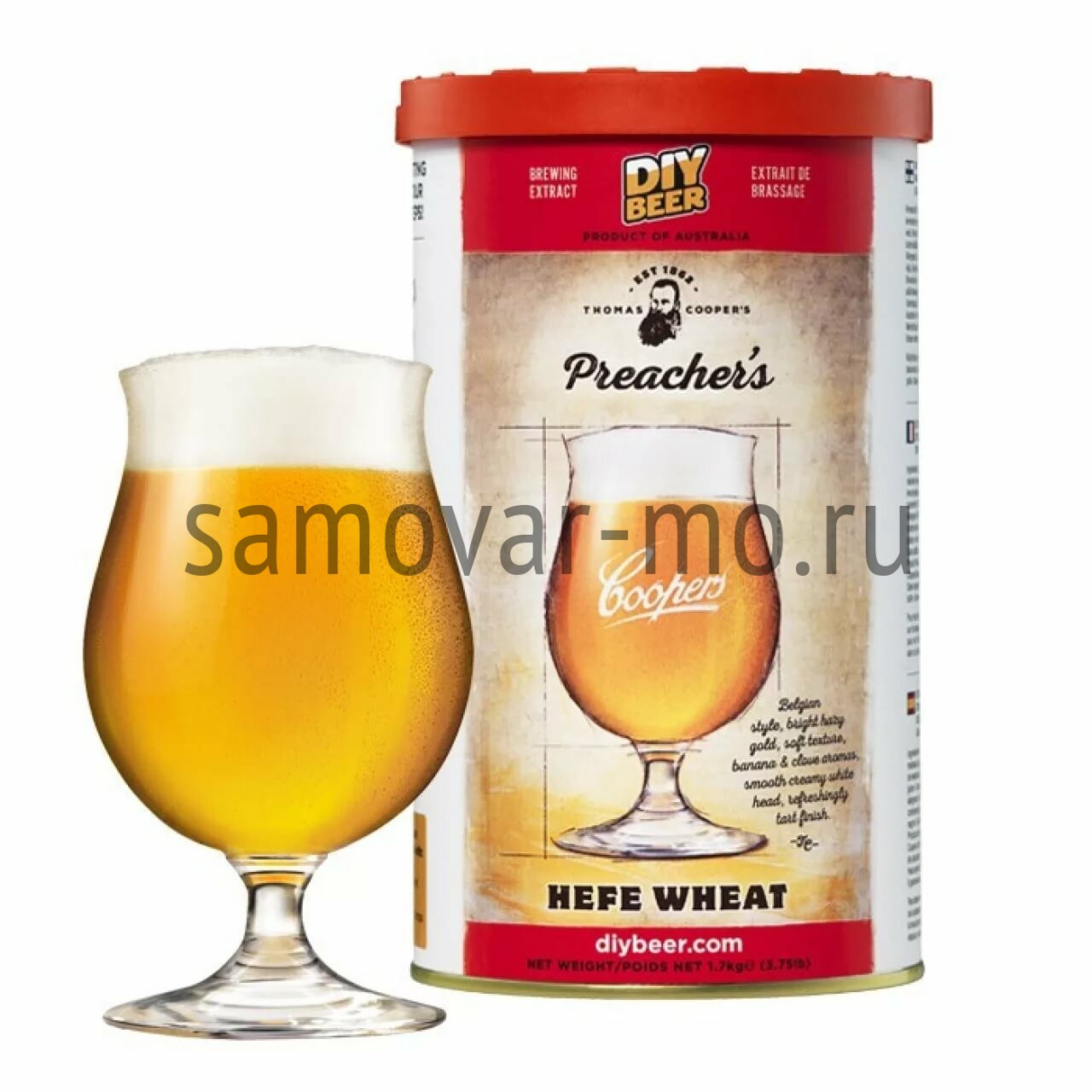 Солодовый экстракт Coopers Preacher*s Hefe Wheat Beer 1.7 кг. - Самовар